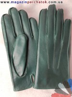 Модель № 499 Перчатки мужские из натуральной кожи на шерстяной подкладке. Кожа производства Италии.