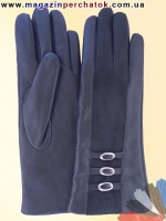 Модель № 209 Перчатки женские из натуральной кожи на шерстяной подкладке. Кожа производства Италии.