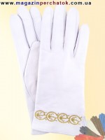 Модель № 179 Перчатки женские из натуральной кожи на шерстяной подкладке. Кожа производства Италии.