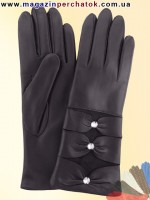 Модель № 282 Перчатки женские из натуральной кожи на шерстяной подкладке. Кожа производства Италии.