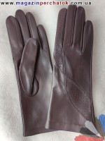 Модель № 083 Перчатки женские из натуральной кожи без подкладки. Кожа производства Италии.