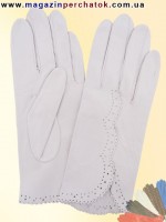 Модель № 082 Перчатки женские из натуральной кожи без подкладки. Кожа производства Италии.