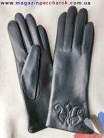 Модель № 454 Перчатки женские из натуральной кожи на шерстяной подкладке. Кожа производства Италии.